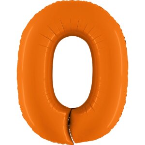 Шар фигура цифра 0 Оранжевая