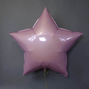 Шар Звезда 36" пастель Розовый