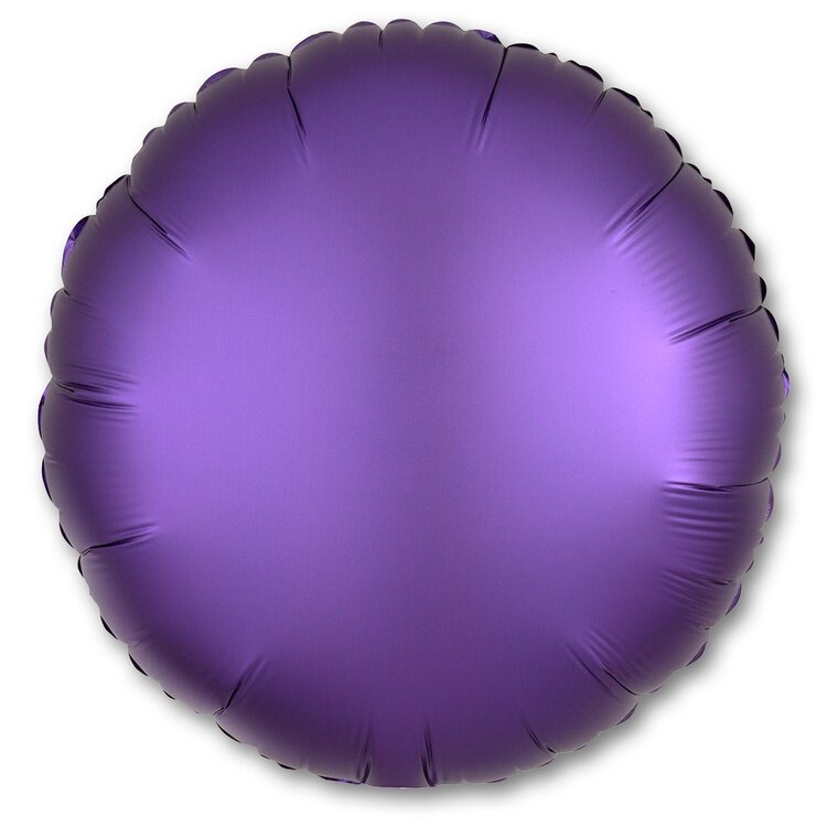 Шар круг 18" Сатин Purple Roayle