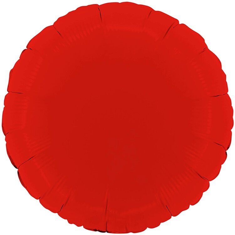 Шар круг 18" Пастель Красный