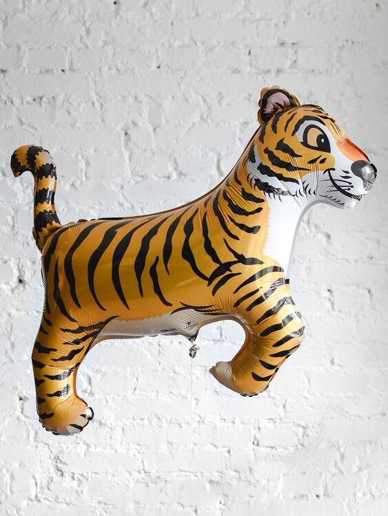 Шар фигура Тигр черные полоски