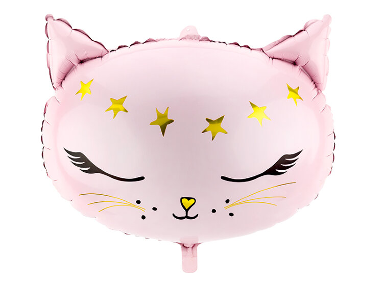Шар фигура Кошка голова Pink ПД