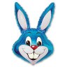 Шар фигура Кролик синий